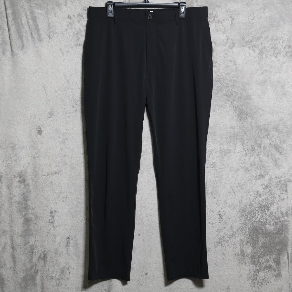 Extracurricular Pants Mens 36x30 Black Slim Dress Chino Golf Preppy Stretch